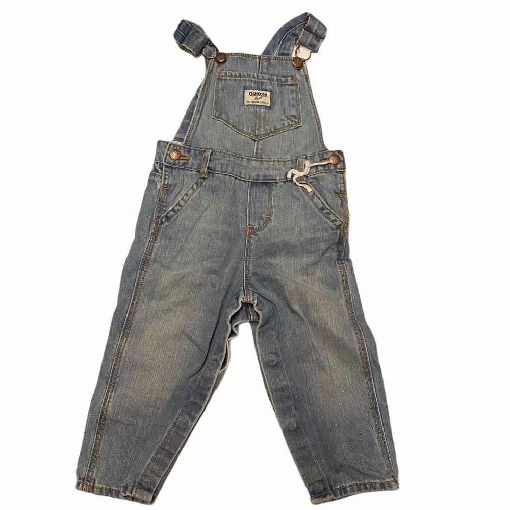 OshKosh Toddler denim overalls size 24 Months